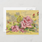 イースター挨拶! シーズンポストカード (正面/裏面)