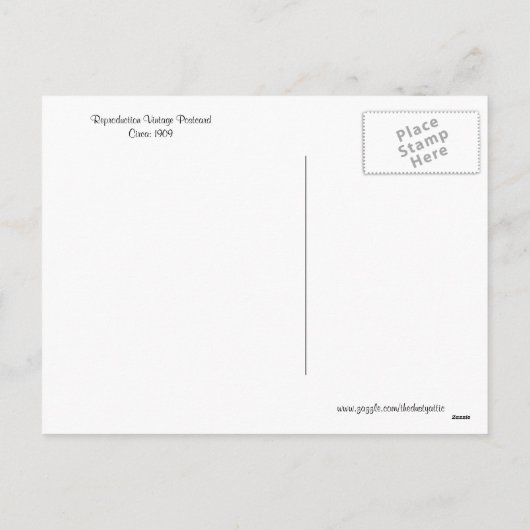 イースター挨拶 シーズンポストカード (裏面)