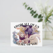 イースター挨拶 シーズンポストカード (スタンド正面)