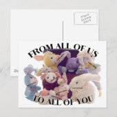 イースター挨拶 シーズンポストカード (正面/裏面)