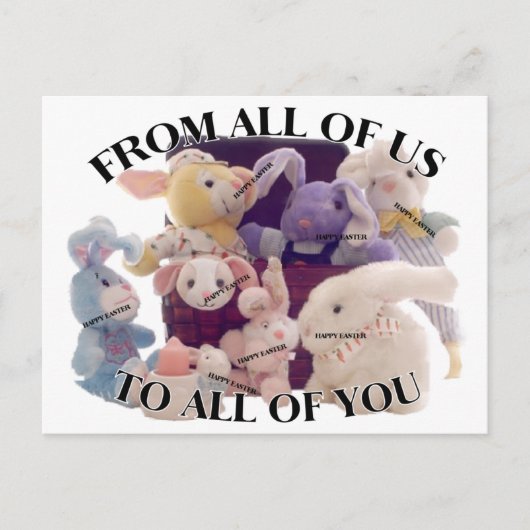 イースター挨拶 シーズンポストカード (正面)