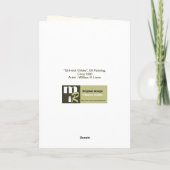 イースター挨拶。ファインアートイースターカード シーズンカード (裏面)