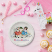 イースター挨拶 ペーパープレート (パーティー)