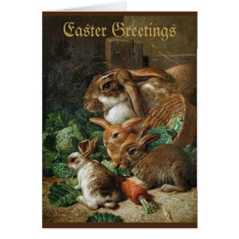 イースター挨拶…ヴィンテージイメージイースターカード