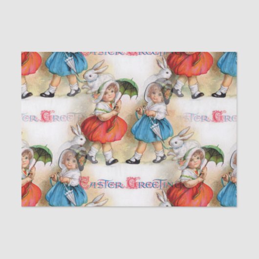 イースター挨拶 薄葉紙 (正面)