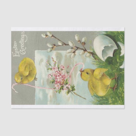 イースター挨拶 薄葉紙 (正面)
