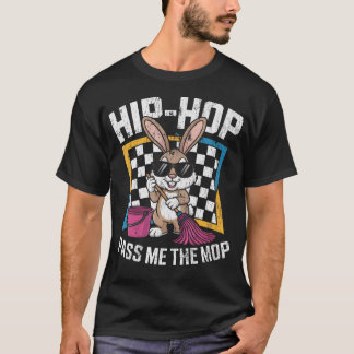 イースター掃除ヒップホップモップを渡して Tシャツ