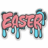 イースター文字昇華–61424 シール (正面)