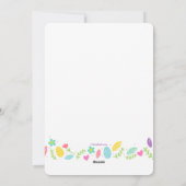 イースター旗2の写真の休日カード シーズンカード (裏面)