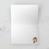 イースター日の出のウクライナの民芸 シーズンカード (内部)