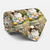 イースター日本のエッグの付いたあご ネクタイ (ロール)