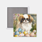 イースター日本のエッグの付いたあご マグネット (正面/裏面)