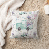 イースター春ウォーターカラーデザイン クッション (ブランケット)