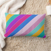 イースター春ストライプ ランバークッション (ブランケット)