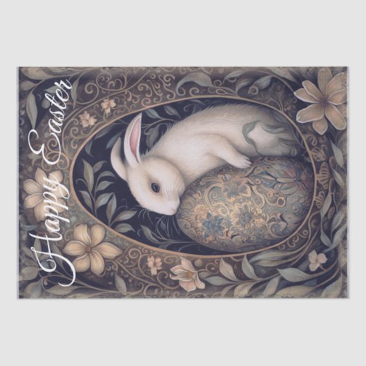 イースター春バニー 薄葉紙 (正面)