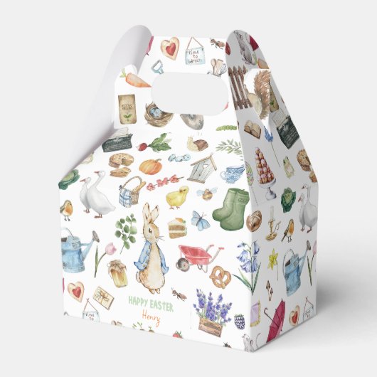 イースター春ピーターザラビットビーボックス フェイバーボックス (正面サイド)