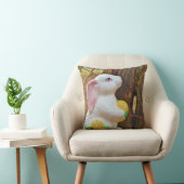 イースター春フラワーバニー クッション (椅子)