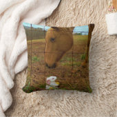 イースター春フラワーバニー クッション (ブランケット)