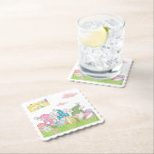 イースター春格言とイースターエッグコースター ペーパーコースター (インサイチュ)