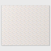 イースター春誕生日バニーパターン ラッピングペーパー (フラット)