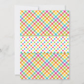 イースター春誕生日パーティーの招待 招待状 (裏面)