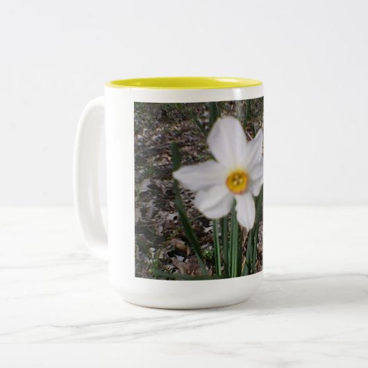 イースター春開花 ツートーンマグカップ (正面左)
