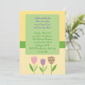 イースター昼食および卵の狩りの招待状 招待状 (スタンド正面)