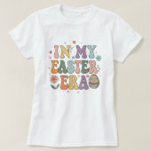 イースター時代Teeで；トレンディーレトロ春 Tシャツ (デザイン正面)