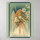 イースター最高のの願い、ヴィンテージの天使と ポスター (正面)