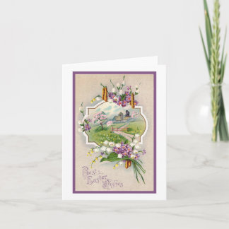 イースター最高のウィッシュヴィンテージ シーズンカード