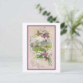 イースター最高のウィッシュヴィンテージ シーズンポストカード (スタンド正面)