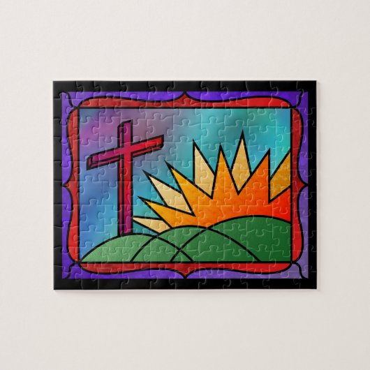 イースター朝のパズル ジグソーパズル (横)