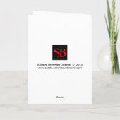 イースター朝の天使の挨拶状 シーズンカード (裏面)