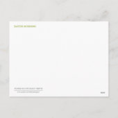 イースター朝 シーズンポストカード (裏面)