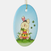 イースター木のオーナメント セラミックオーナメント (右)