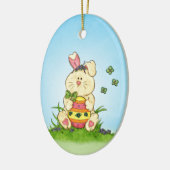 イースター木のオーナメント セラミックオーナメント (左)