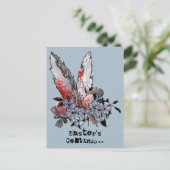 イースター来のバニー・ホラー ポストカード (スタンド正面)