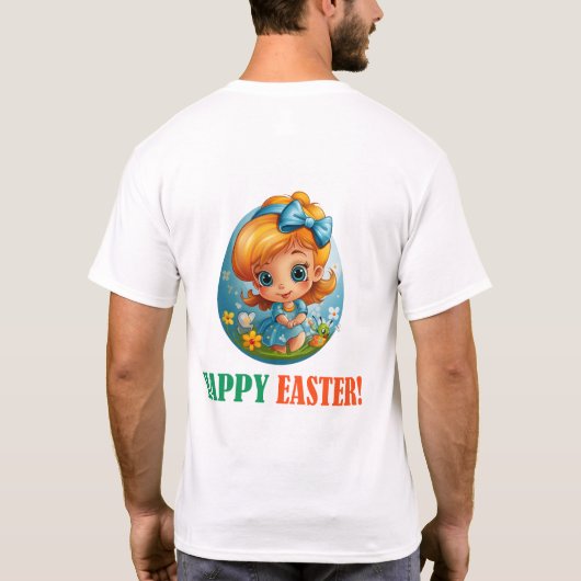 イースター来は!愛 Tシャツ (裏面)