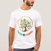 イースター来ズ – かわいいベビー Tシャツ (正面)