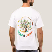イースター来ズ – かわいいベビー Tシャツ (裏面)