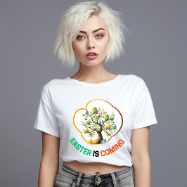 イースター来ズ – かわいいベビー Tシャツ