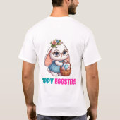 イースター来ズ – ハッピーイースター! Tシャツ (裏面)