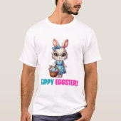 イースター来ズ – バおもしろいニー Tシャツ (正面)