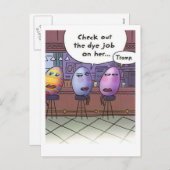 イースター染料ジョブ シーズンポストカード (正面/裏面)