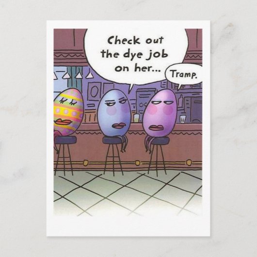 イースター染料ジョブ シーズンポストカード (正面)