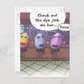 イースター染料ジョブ シーズンポストカード (正面/裏面)