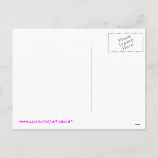 イースター染料ジョブ シーズンポストカード (裏面)