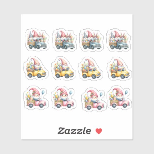 イースター格言がグッズとトラックを運転 シール (シート)