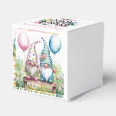 イースター格言の水彩の誕生日パーティー フェイバーボックス (裏面サイド)