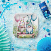 イースター格言の水彩の誕生日パーティー ペーパープレート (パーティー)